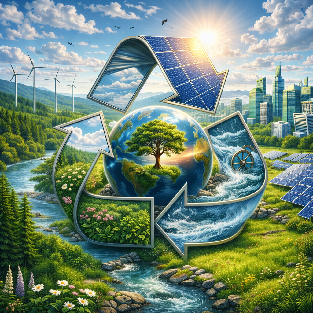 Remove people, enhance grass, clearer sky, birds, vivid afternoon